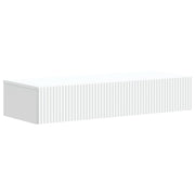 Wandtafel wit 87,5x34,5x17 cm bewerkt hout