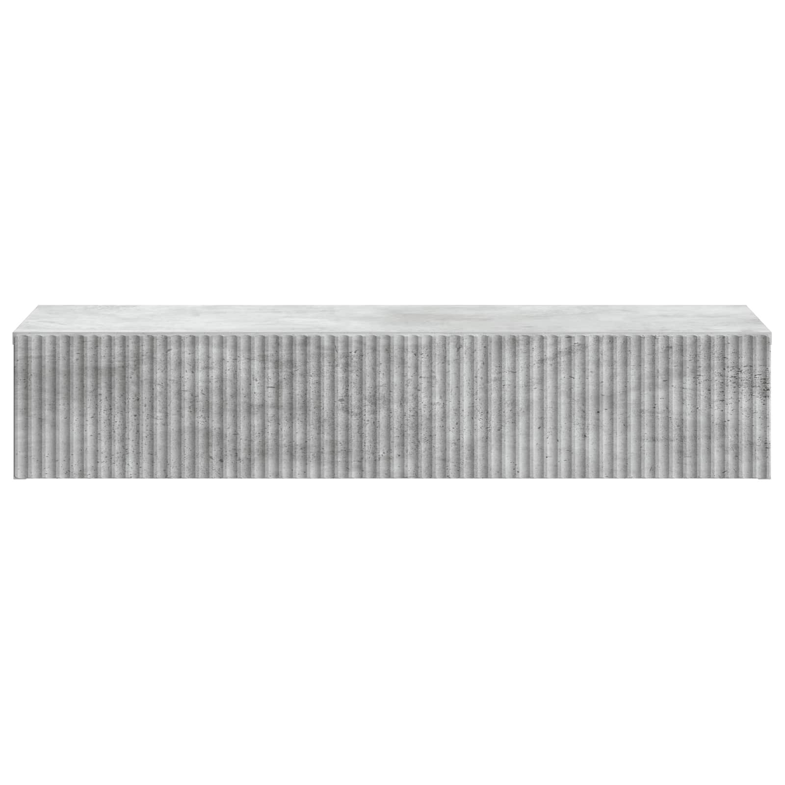 Wandmontage Zijtafel Betongrijs 87,5 x 34,5 x 17 cm