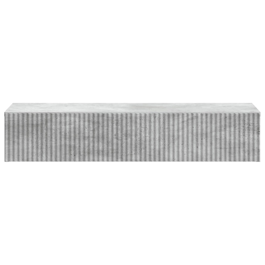 Wandmontage Zijtafel Betongrijs 87,5 x 34,5 x 17 cm
