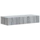 Wandmontage zijtafel grijs sonoma 87,5x34,5x17 cm