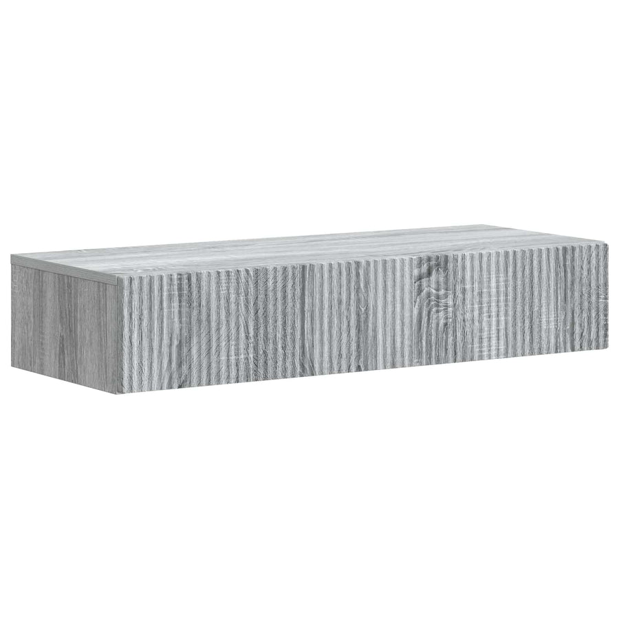 Wandmontage Zijtafel Grijs sonoma 87,5 x 34,5 x 17 cm