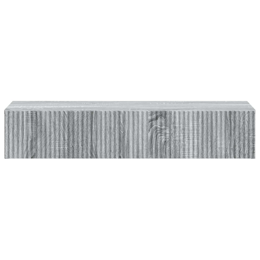 Wandmontage Zijtafel Grijs sonoma 87,5 x 34,5 x 17 cm