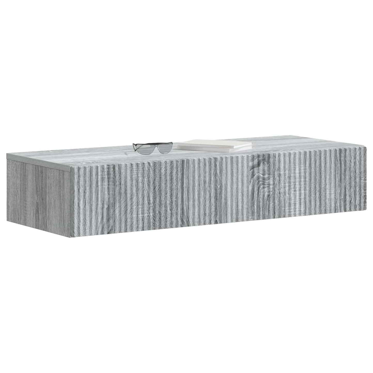 Wandmontage Zijtafel Grijs sonoma 87,5 x 34,5 x 17 cm