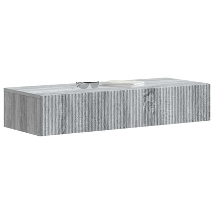 Wandmontage Zijtafel Grijs sonoma 87,5 x 34,5 x 17 cm