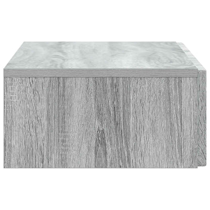 Wandmontage Zijtafel Grijs sonoma 87,5 x 34,5 x 17 cm
