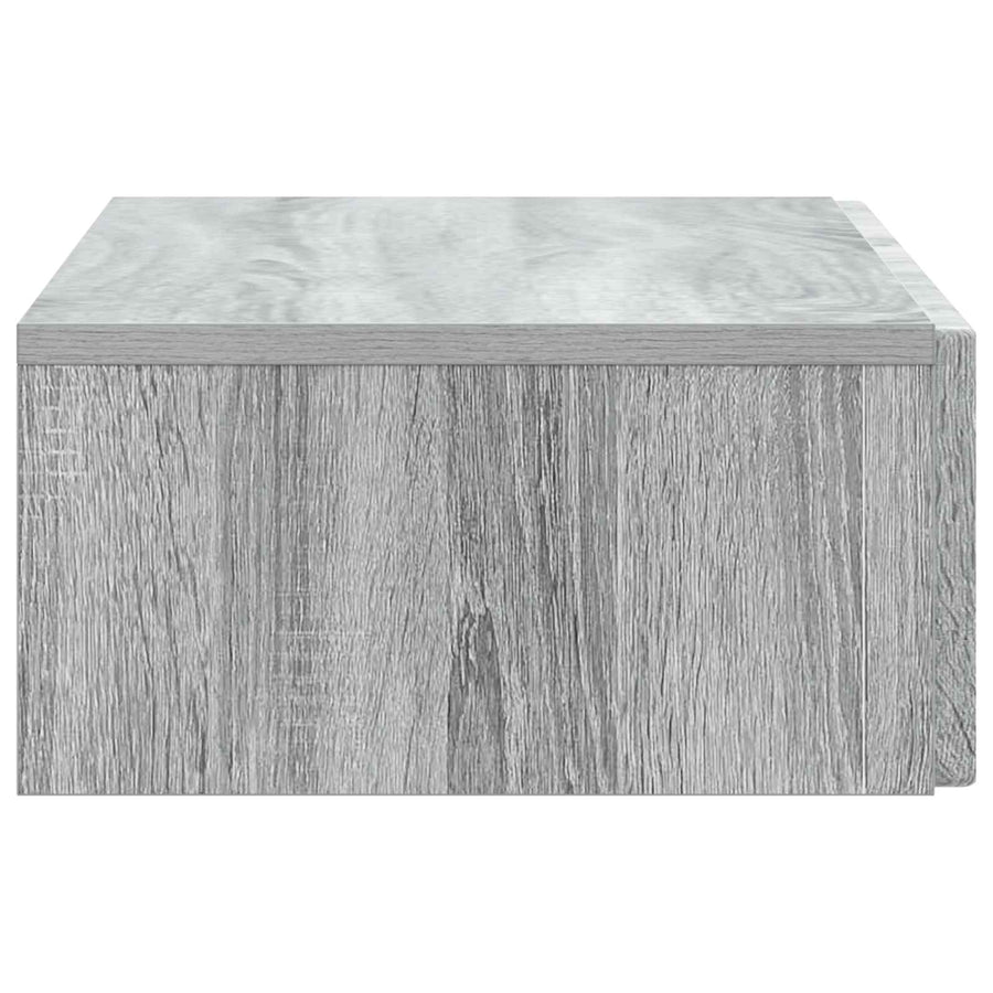 Wandmontage Zijtafel Grijs sonoma 87,5 x 34,5 x 17 cm