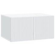 Tv-kast wandmodel 59.5x41x30 cm wit bewerkt hout