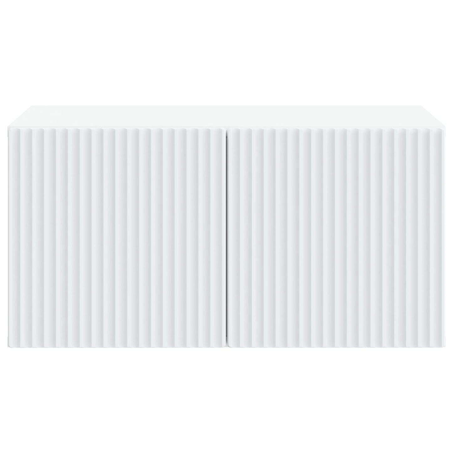 Wandbeugel TV-kast Wit 59,5 x 41 x 30 cm Bewerkt hout