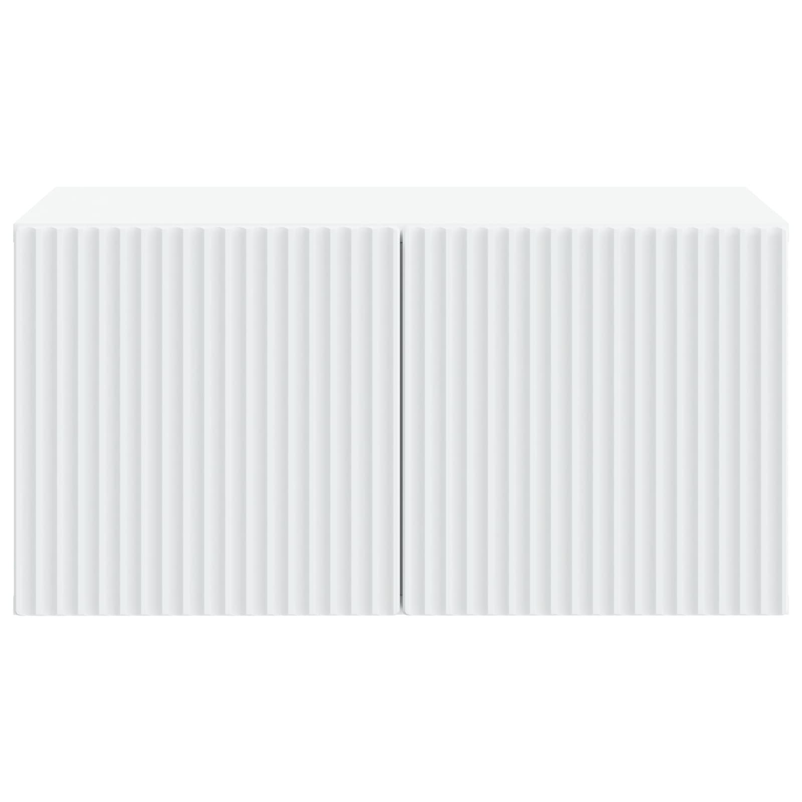 Wandbeugel TV-kast Wit 59,5 x 41 x 30 cm Bewerkt hout