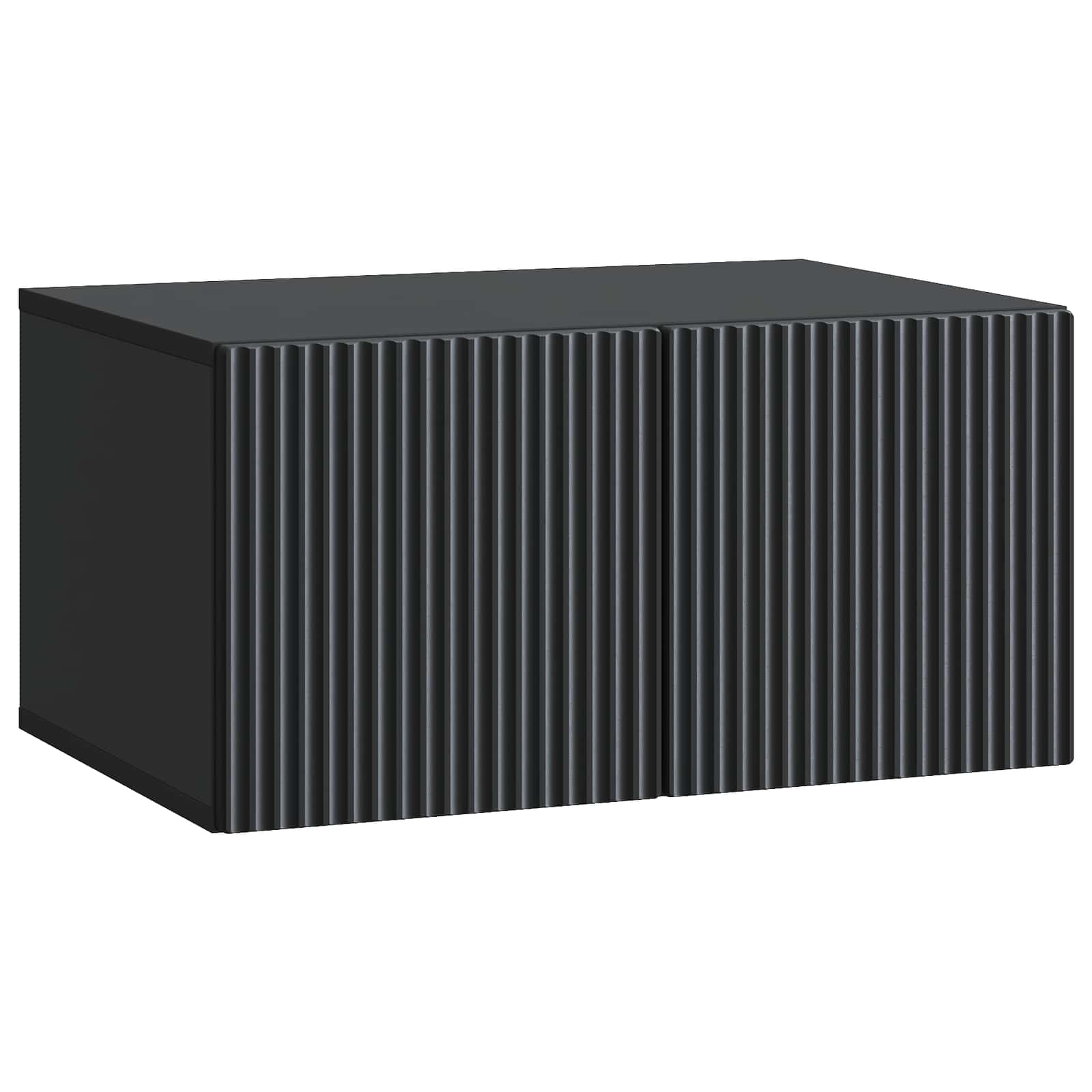 Wandbeugel TV-kast Zwart 59,5 x 41 x 30 cm Bewerkt hout