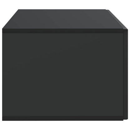 Wandbeugel TV-kast Zwart 59,5 x 41 x 30 cm Bewerkt hout