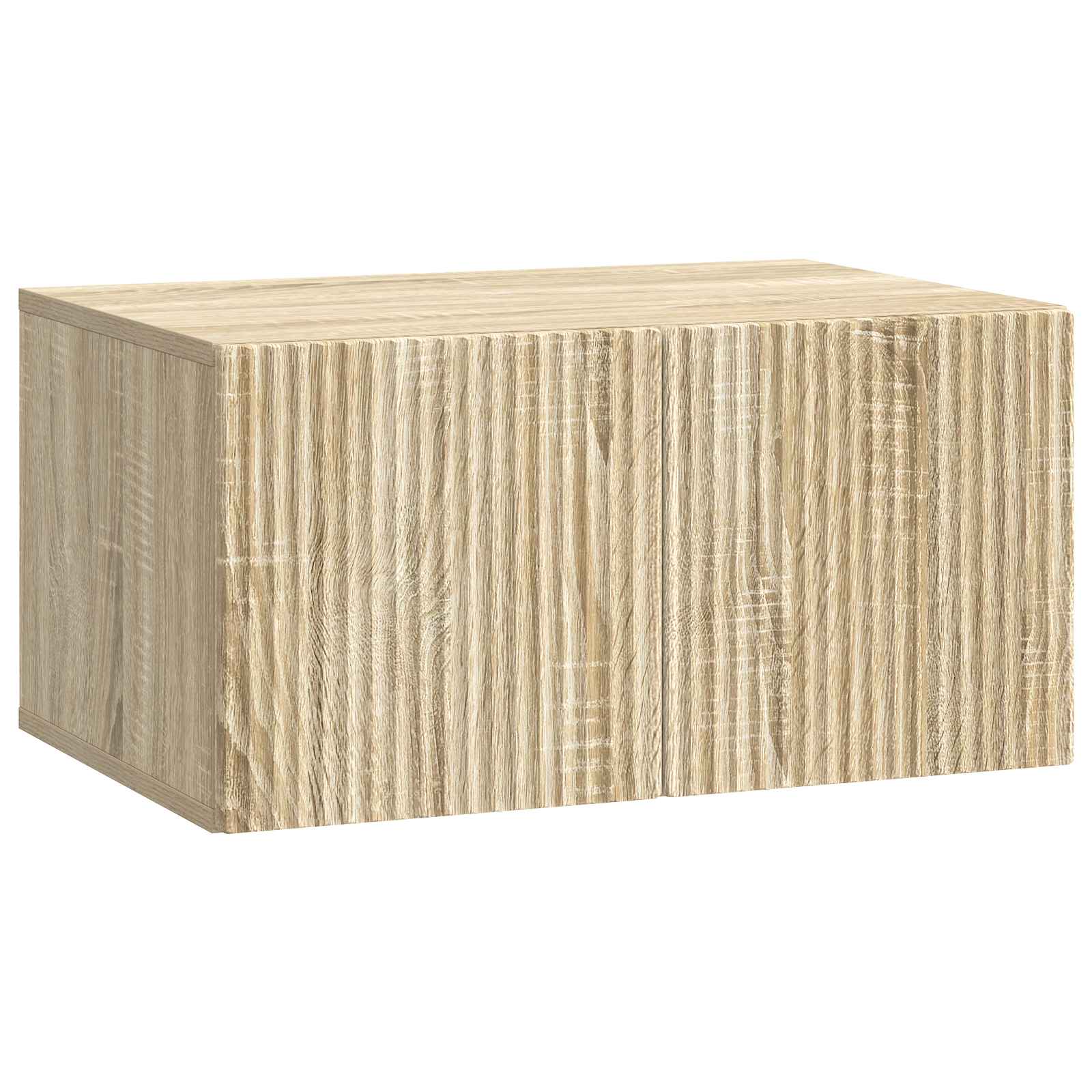 Wandbeugel TV-kast Sonoma Eiken 59,5 x 41 x 30 cm Bewerkt hout
