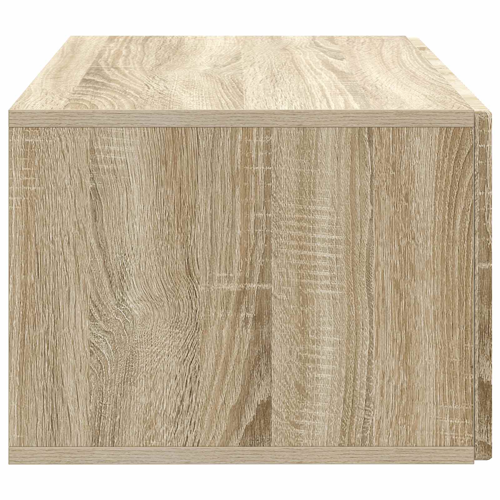 Wandbeugel TV-kast Sonoma Eiken 59,5 x 41 x 30 cm Bewerkt hout