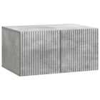 TV-kast 59,5x41x30 cm betongrijs bewerkt hout