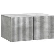 TV-kast 59,5x41x30 cm betongrijs bewerkt hout