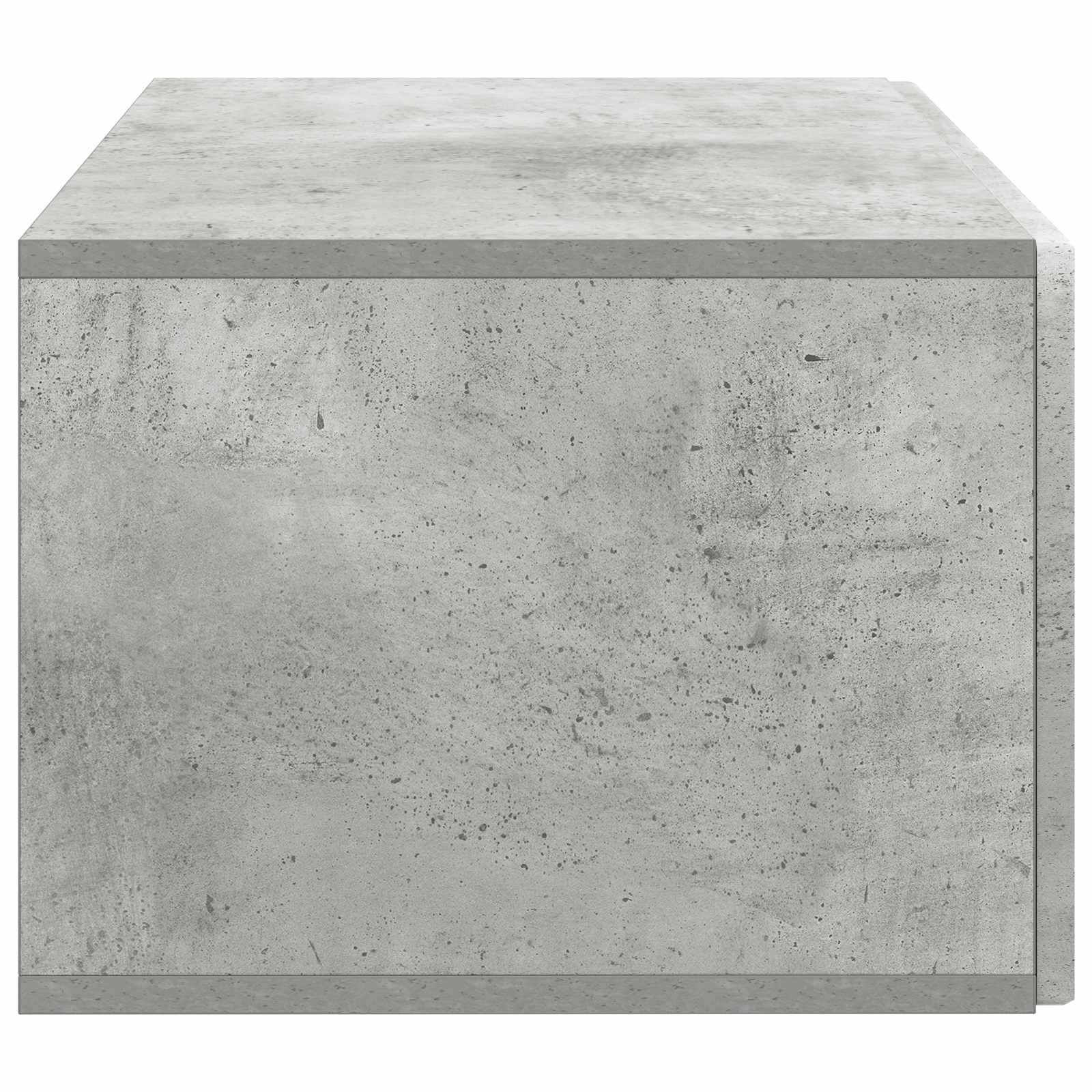 Wandbeugel TV-kast Betongrijs 59,5 x 41 x 30 cm Bewerkt hout