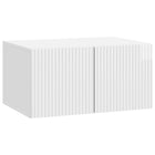 Wandkast 59,5x41x30 cm hoogglans wit bewerkt hout