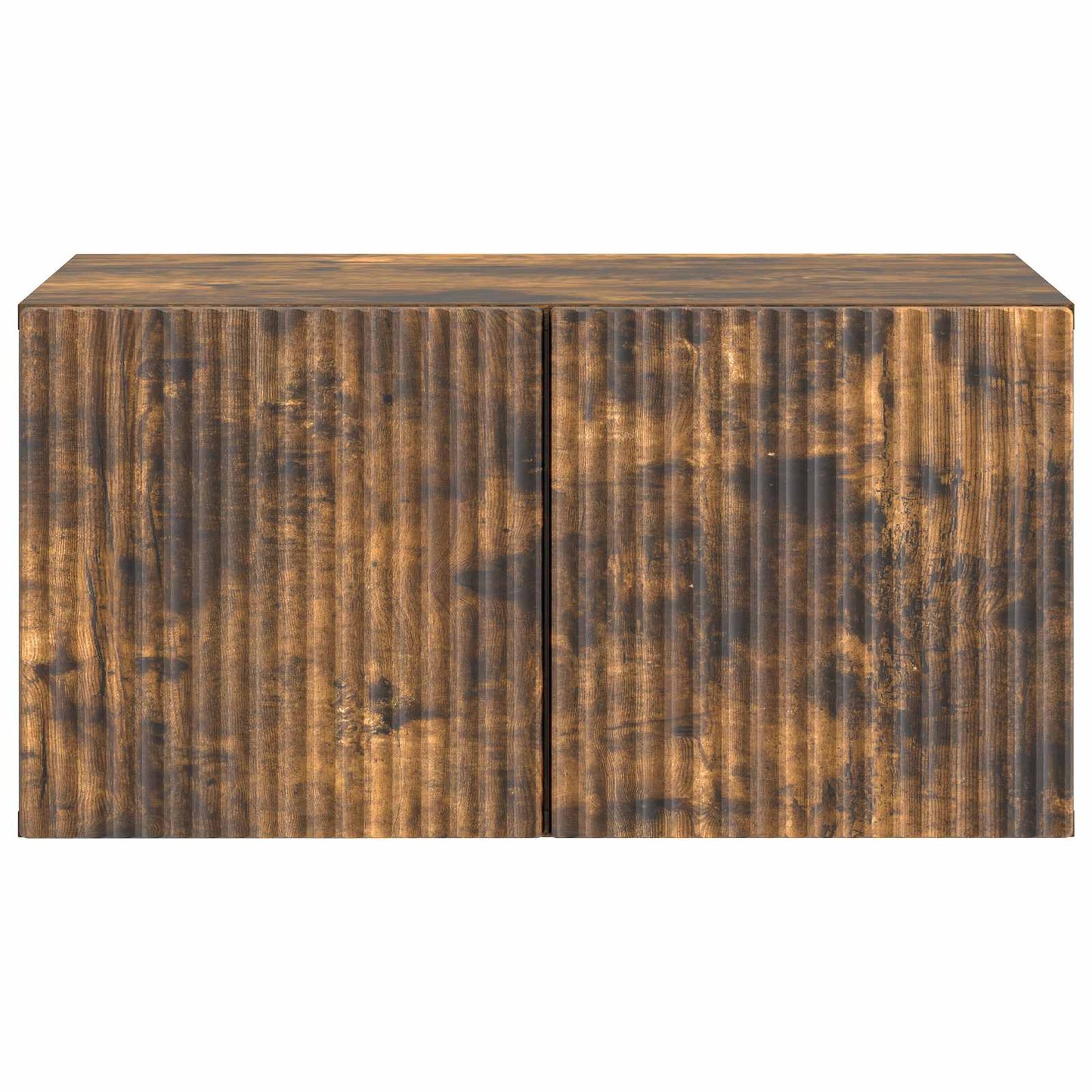 Wandbeugel TV-kast Gerookt eiken 59,5 x 41 x 30 cm Bewerkt hout