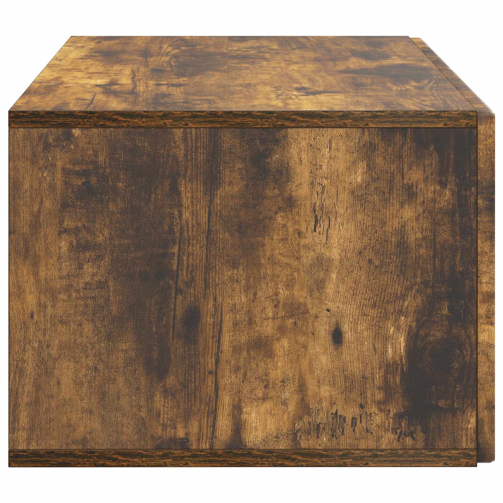 Wandbeugel TV-kast Gerookt eiken 59,5 x 41 x 30 cm Bewerkt hout