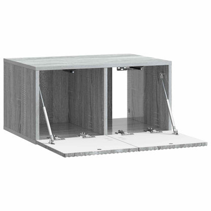 Wandbeugel TV-kast Grijs sonoma 59,5 x 41 x 30 cm Bewerkt hout