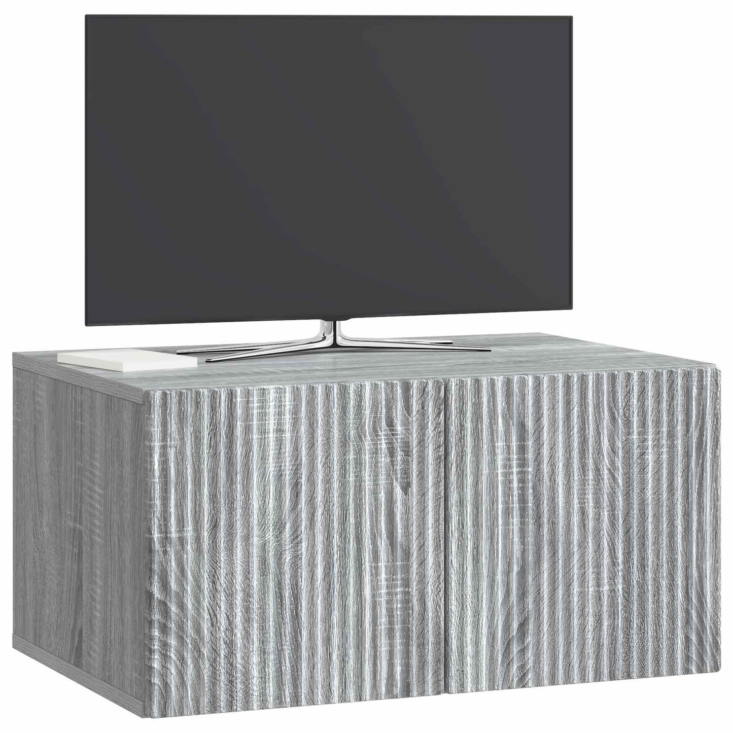 Wandbeugel TV-kast Grijs sonoma 59,5 x 41 x 30 cm Bewerkt hout