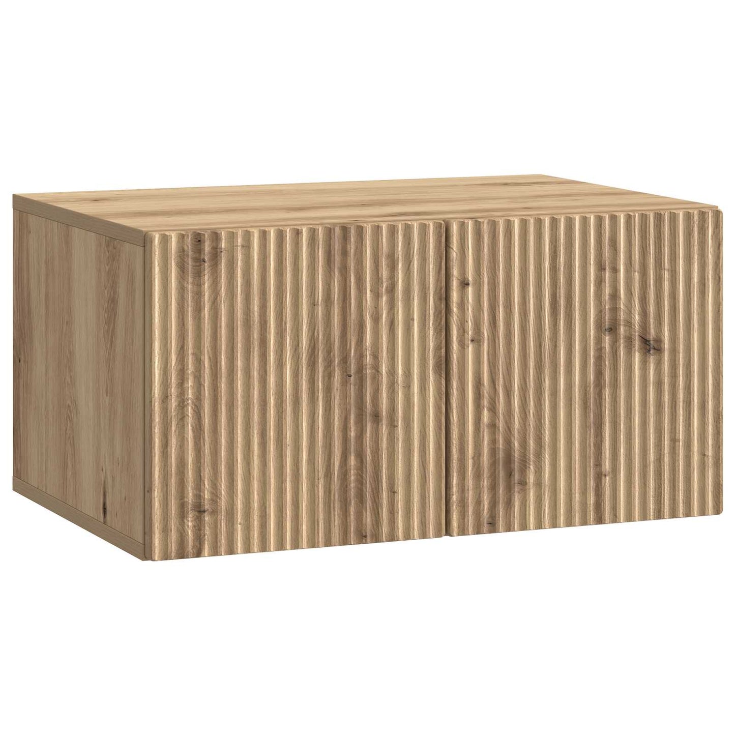 Wandbeugel TV-kast Artisanaal eiken 59,5 x 41 x 30 cm