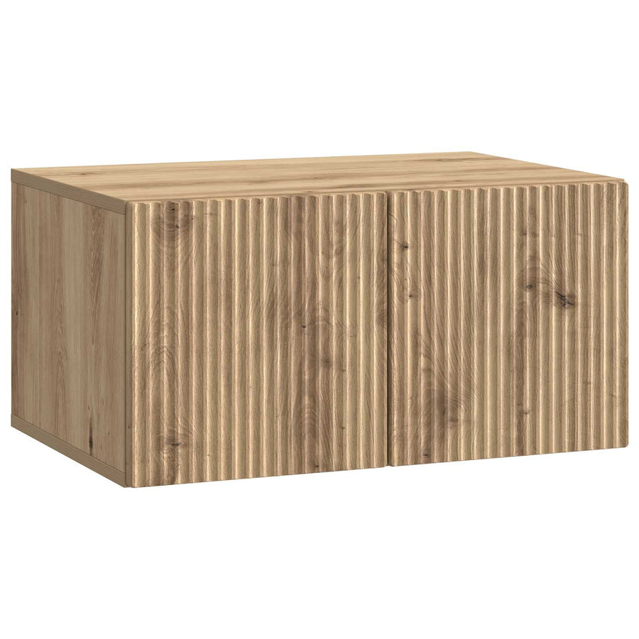 Wandbeugel TV-kast Artisanaal eiken 59,5 x 41 x 30 cm