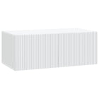 tv-kast 78,5x41x30 cm wit bewerkt hout wandmontage