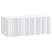 tv-kast 78,5x41x30 cm wit bewerkt hout wandmontage