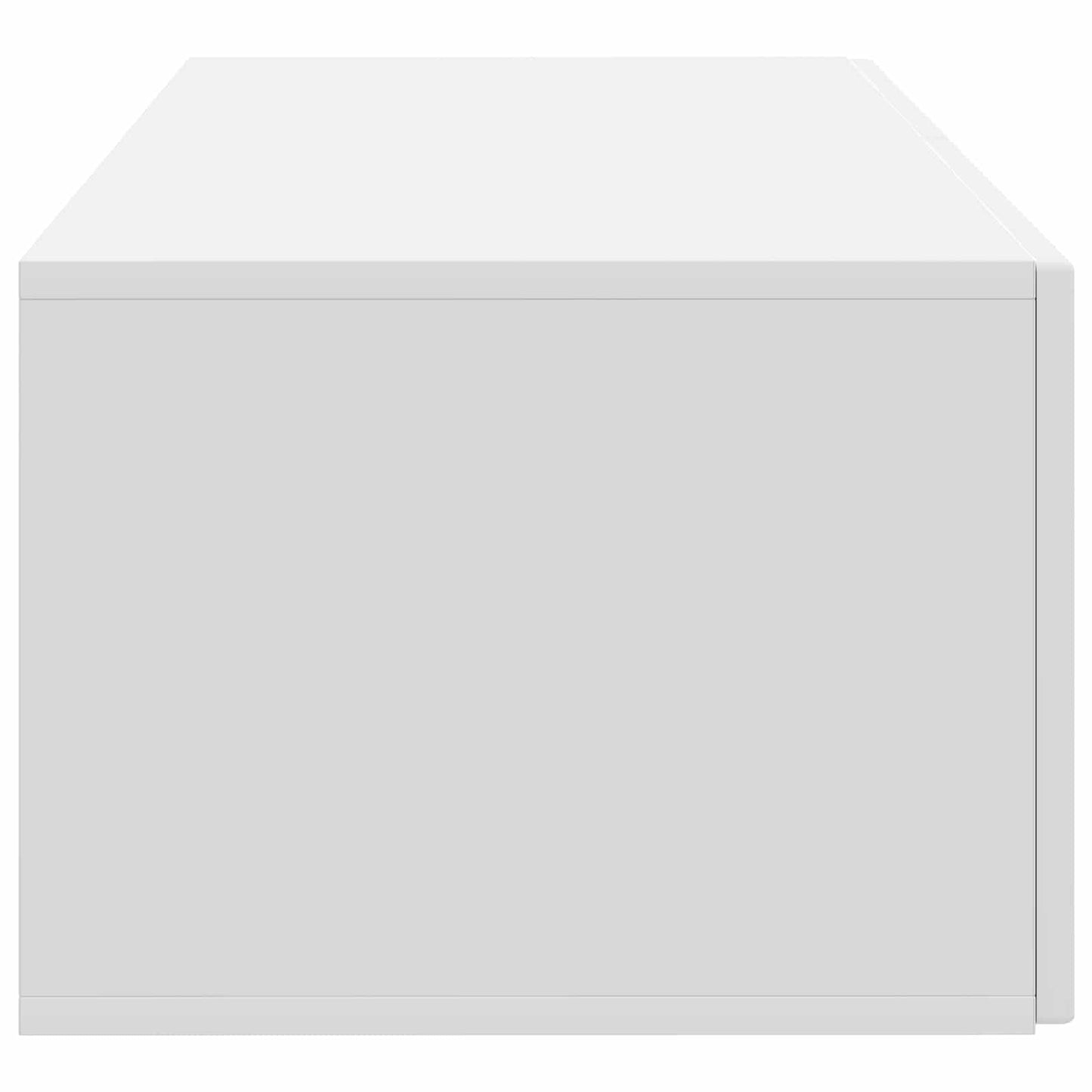 Wandbeugel TV-kast Wit 78,5 x 41 x 30 cm Bewerkt hout