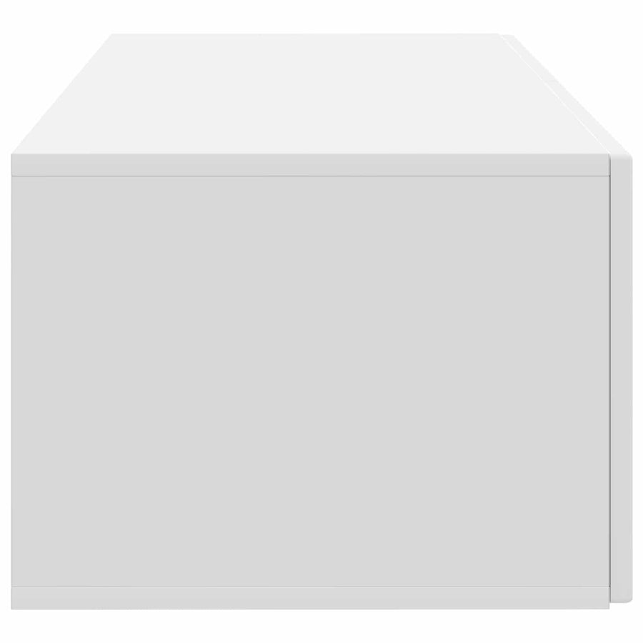 Wandbeugel TV-kast Wit 78,5 x 41 x 30 cm Bewerkt hout