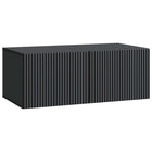 Tv-meubel 78,5x41x30 cm bewerkt hout zwart
