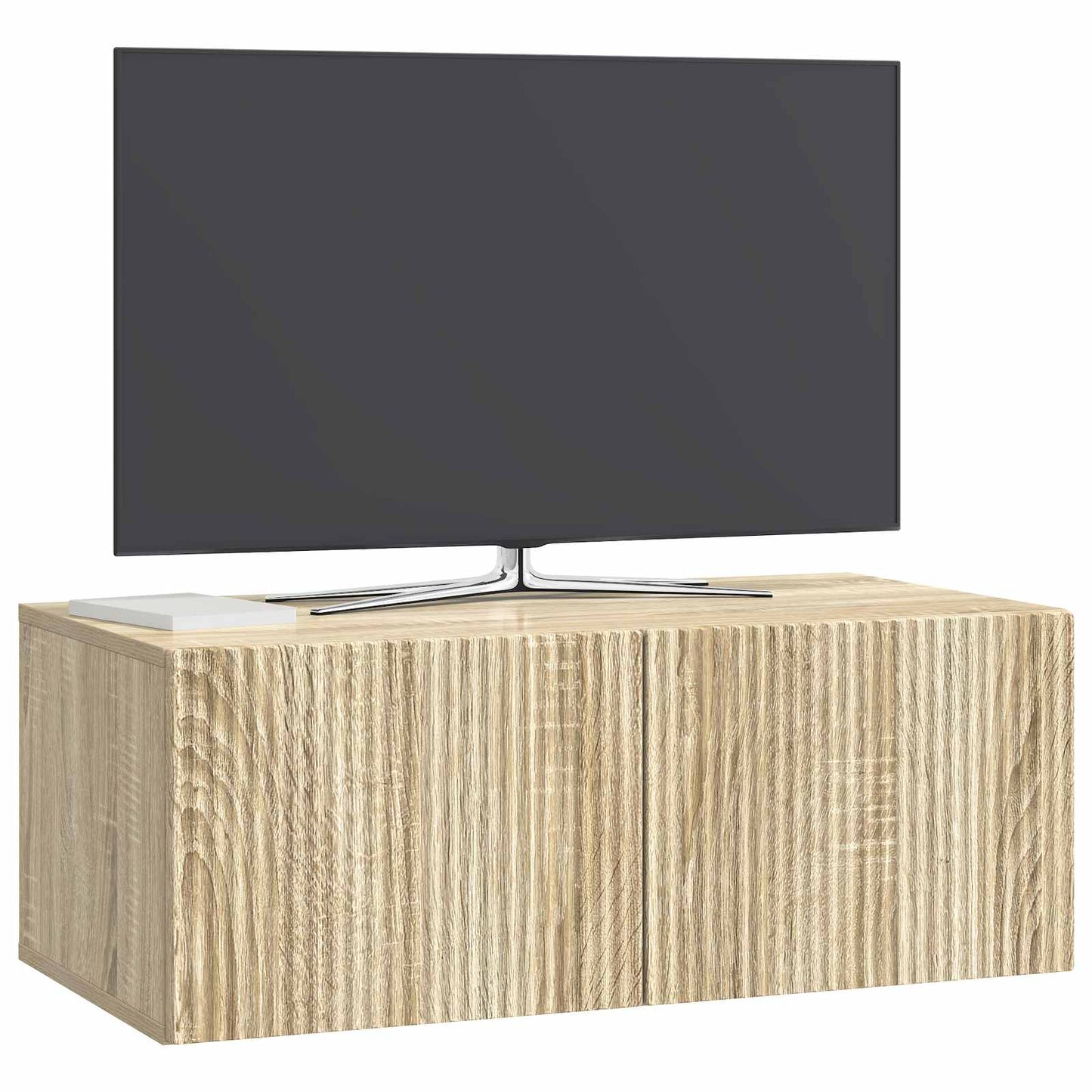 Wandbeugel TV-kast Sonoma Eiken 78,5 x 41 x 30 cm Bewerkt hout