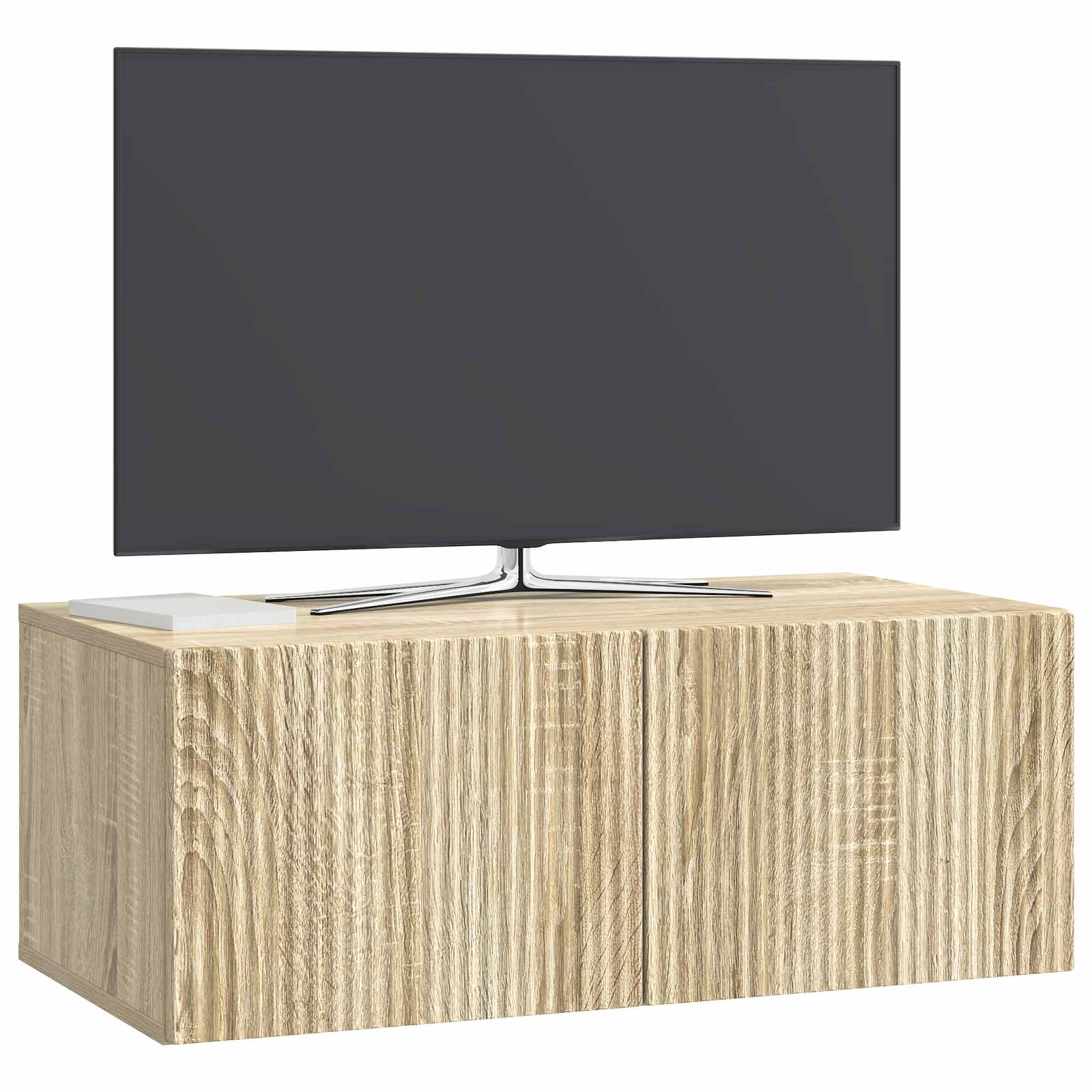 Wandbeugel TV-kast Sonoma Eiken 78,5 x 41 x 30 cm Bewerkt hout