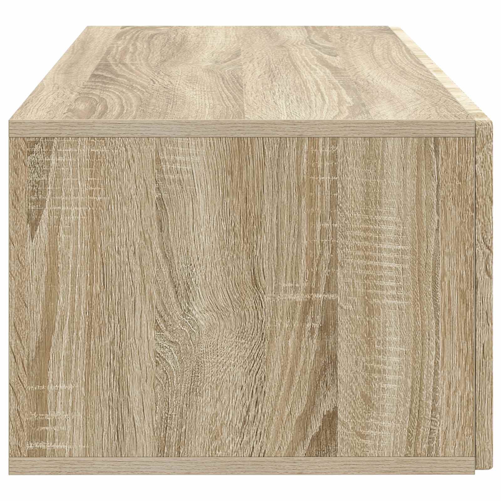 Wandbeugel TV-kast Sonoma Eiken 78,5 x 41 x 30 cm Bewerkt hout