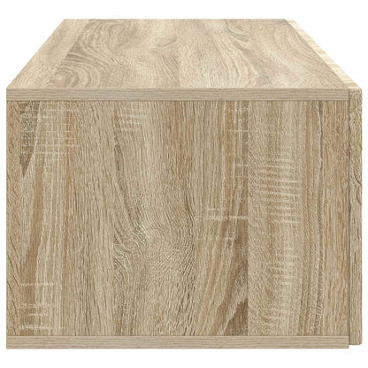 Wandbeugel TV-kast Sonoma Eiken 78,5 x 41 x 30 cm Bewerkt hout