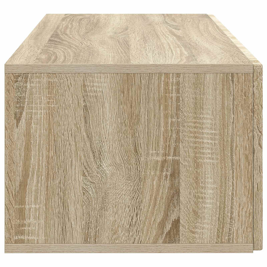 Wandbeugel TV-kast Sonoma Eiken 78,5 x 41 x 30 cm Bewerkt hout