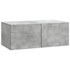 Tv-meubel 78,5x41x30 cm bewerkt hout betongrijs