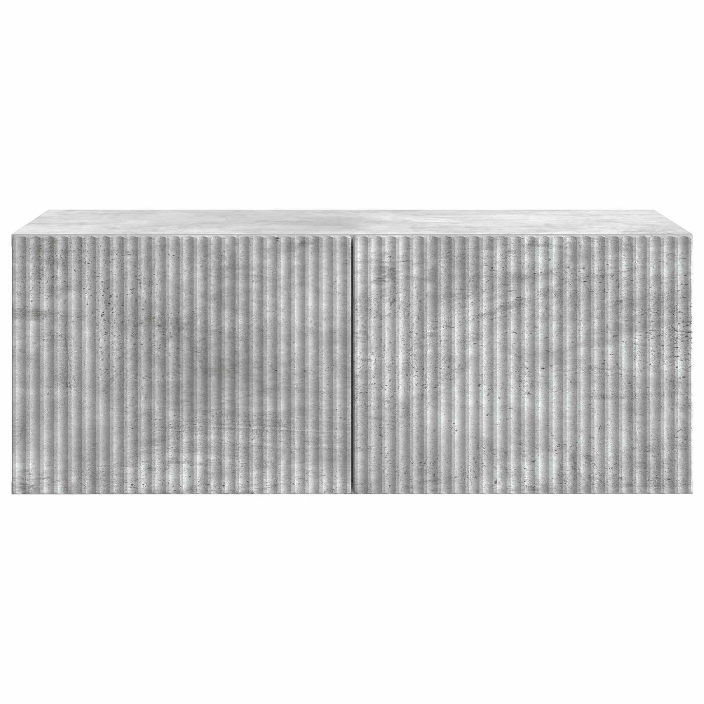 Wandbeugel TV-kast Betongrijs 78,5 x 41 x 30 cm Bewerkt hout