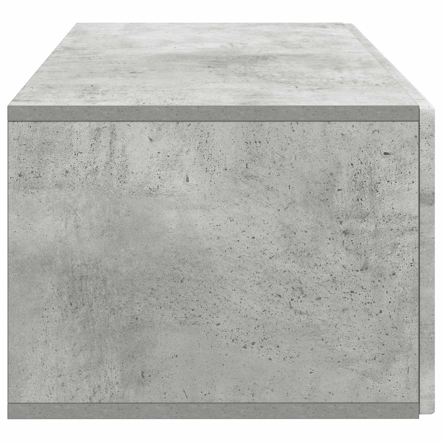 Wandbeugel TV-kast Betongrijs 78,5 x 41 x 30 cm Bewerkt hout