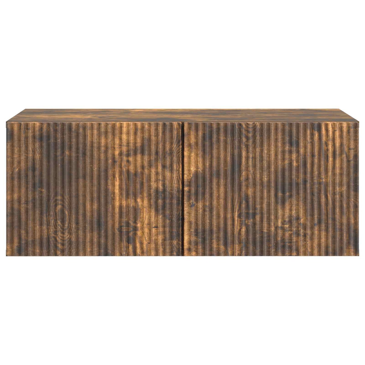 Wandbeugel TV-kast Gerookt eiken 78,5 x 41 x 30 cm Bewerkt hout