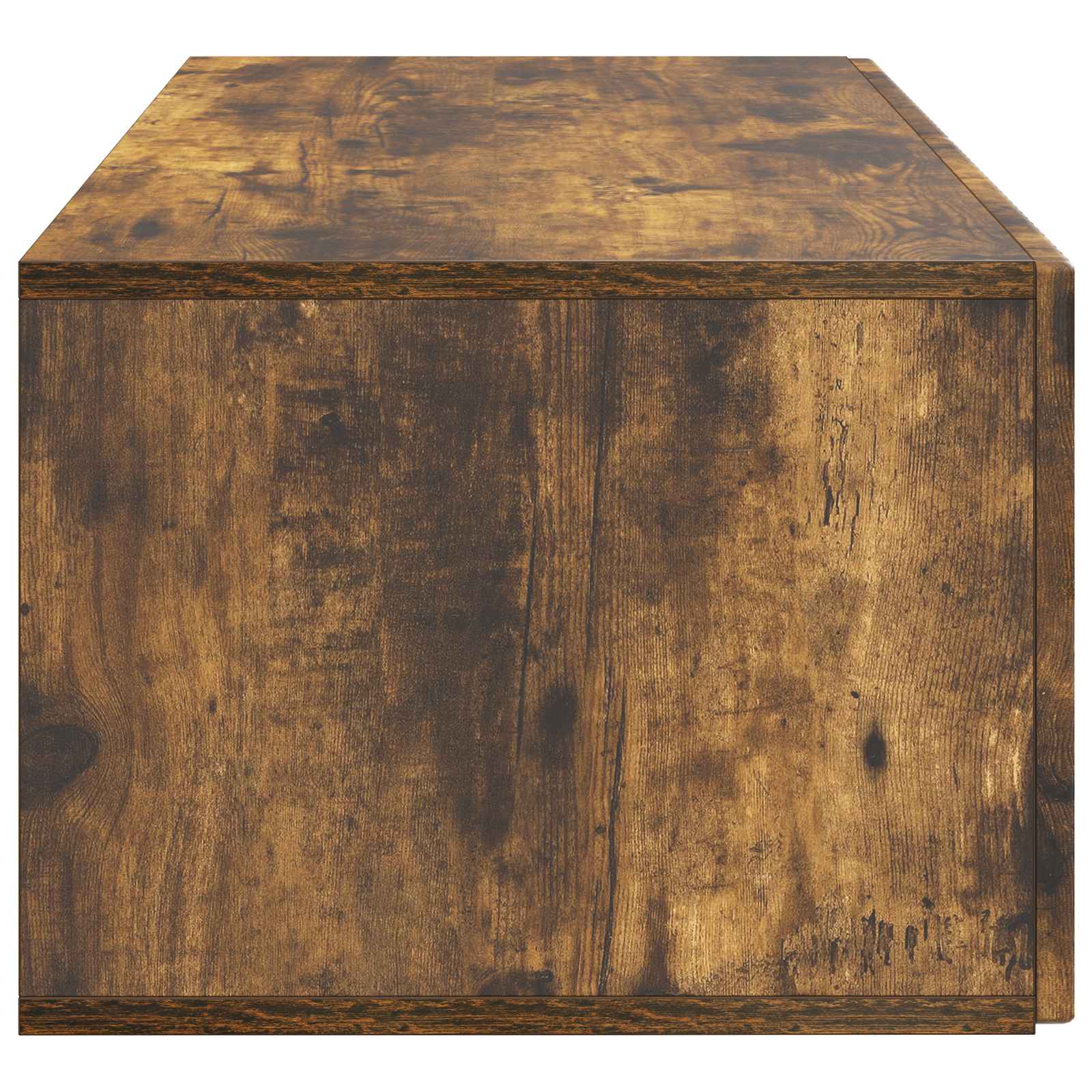 Wandbeugel TV-kast Gerookt eiken 78,5 x 41 x 30 cm Bewerkt hout