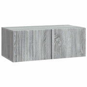 Wandkast 78,5x41x30 cm grijs sonoma bewerkt hout