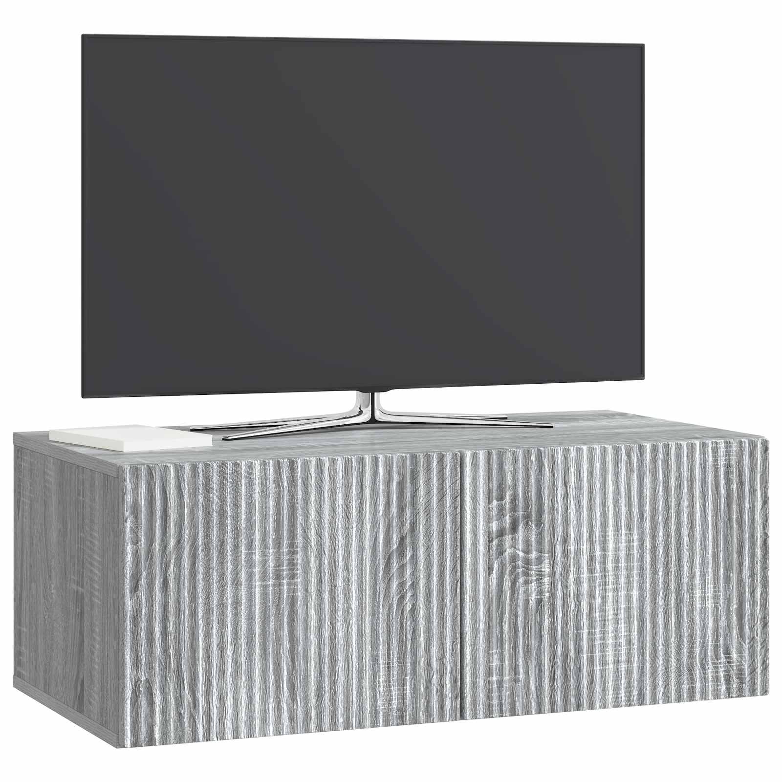 Wandbeugel TV-kast Grijs sonoma 78,5 x 41 x 30 cm Bewerkt hout