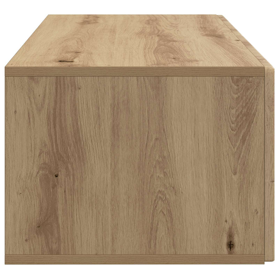 Wandbeugel TV-kast Artisanaal eiken 78,5 x 41 x 30 cm