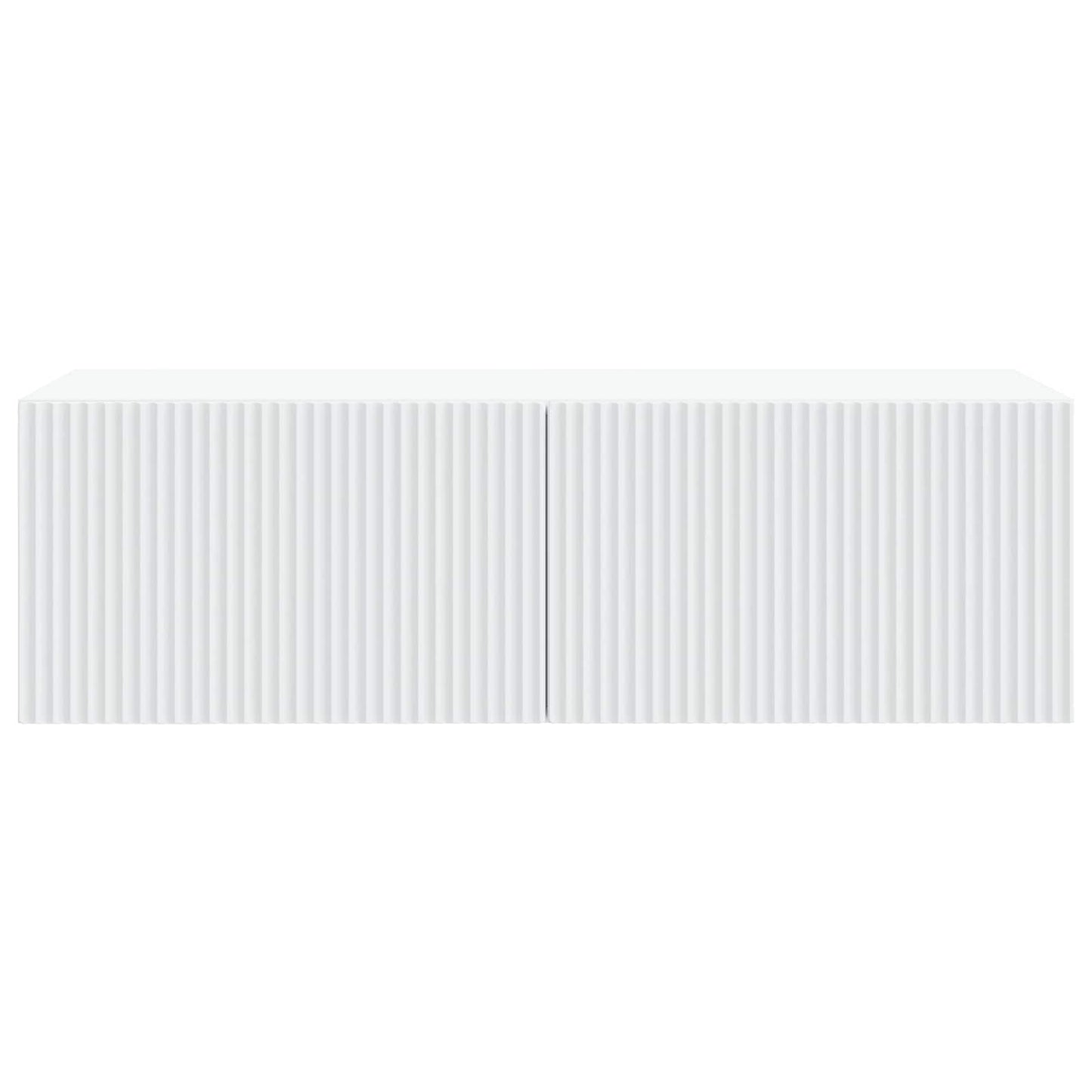 Wandbeugel TV-kast Wit 98 x 41 x 30 cm Bewerkt hout