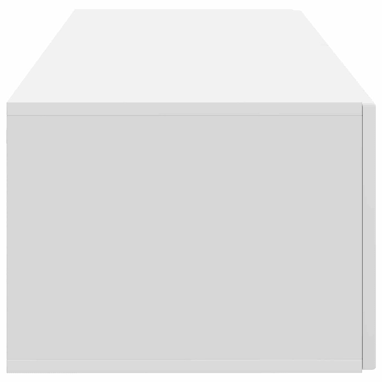Wandbeugel TV-kast Wit 98 x 41 x 30 cm Bewerkt hout