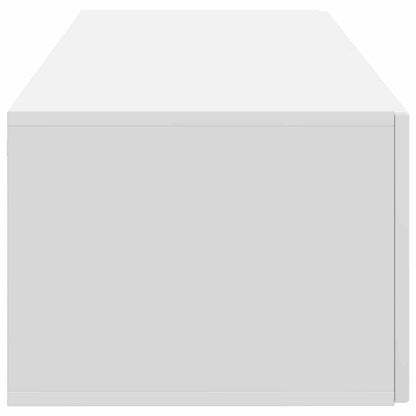 Wandbeugel TV-kast Wit 98 x 41 x 30 cm Bewerkt hout