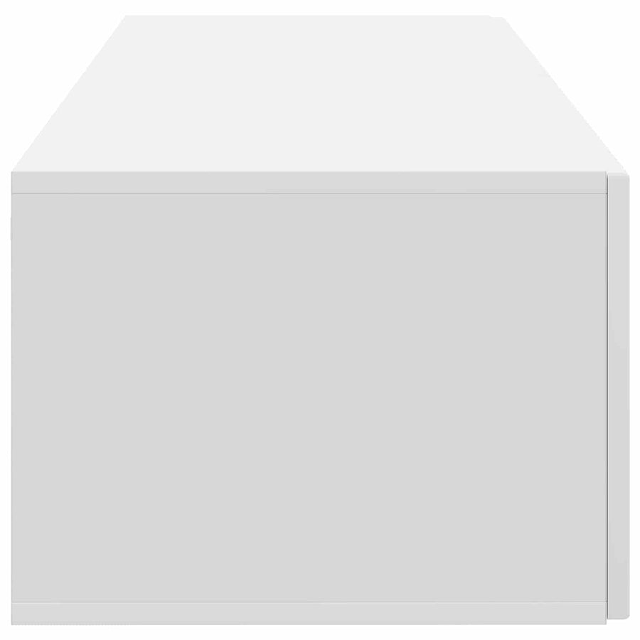 Wandbeugel TV-kast Wit 98 x 41 x 30 cm Bewerkt hout