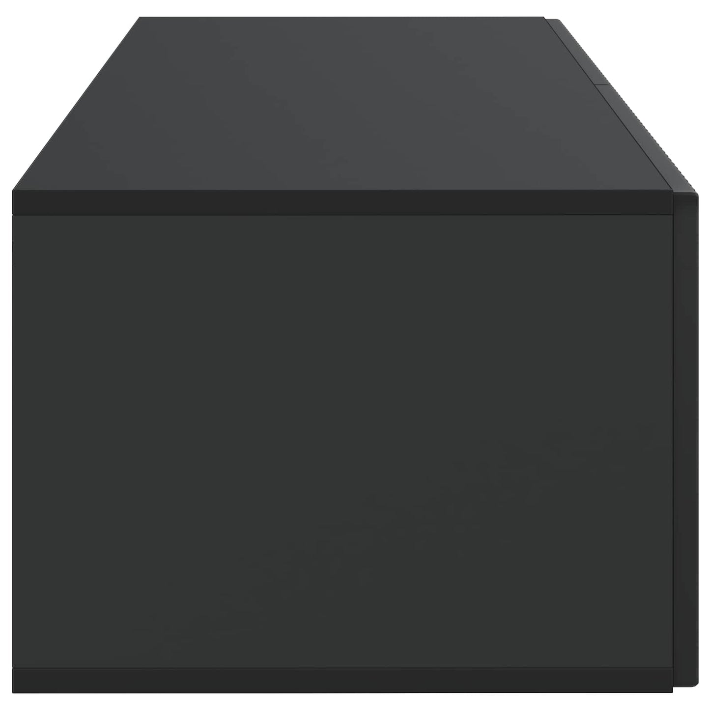 Wandbeugel TV-kast Zwart 98 x 41 x 30 cm Bewerkt hout